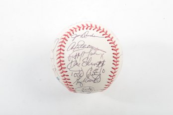 2005 Baltimore Orioles Fantasy Camp Signed Team Ball With Over 20 Signatures