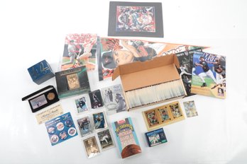 Assorted Sports Memorabilia Lot