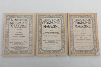 3 THE NATIONAL GEOGRAPHIC MAGAZINE 1915, 1916, 1918