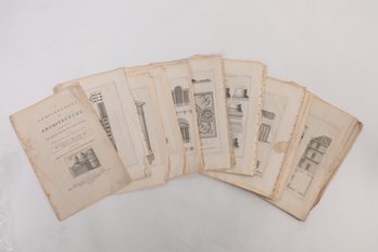 1756 'Complete Body Of Architecture' By Isaac Ware Inigo Jones Designs London Incomplete & Missing Covers