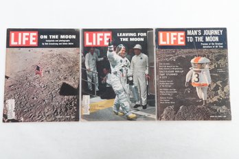 1960s Space 3 LIFE Magazines LIFE ON THE MOON Footprints And Photographs By Neil Armstrong And Edwin Aldrin L