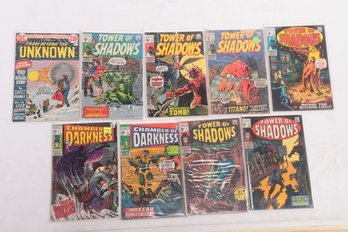 Lot Of 9 Horror Comic Books 1970's