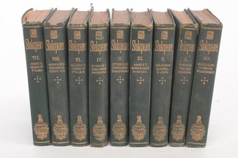 Group Of 9 Bradbury Agnew & Co. Handy Volumes Of Shakspeare