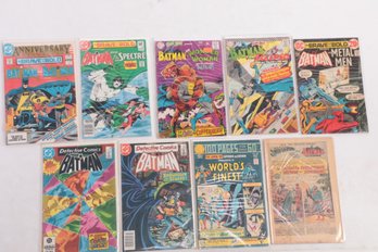 Lot Of  9 Batman And Superman Comic Books