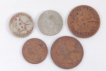 Antique And Vintage United States Philippines Coin Group