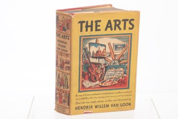 Signed & Dedicated 1937 1st Edition Hendrik Willem Van Loon 'The Arts' With Original Dust Jacket