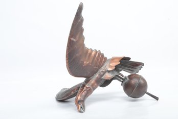 Copper Eagle Weathervane Topper