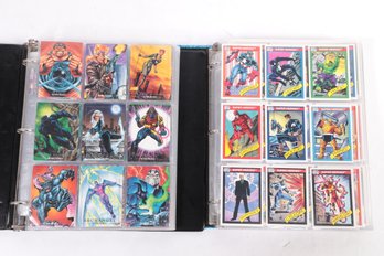 2 Binders Of Vintage Marvel Trading Cards