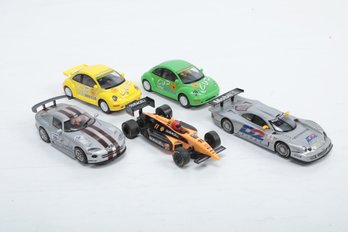 Lot Of 5..  1/43 Scale Slot Cars Assorted Brands