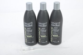 Lot Of 3 Helen Seward Mediter 33.8 Oz  Reforce 10/s Densifying Shampoo -Professional Grade -