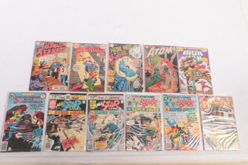 Lot Of 11 Misc Comic Books Silverage Bronzeage All Star Comics Metal Men Atom Iron Man