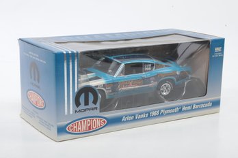 *RARE* 1/18 ERTL 1968 PLYMOUTH HEMI BARRACUDA ARLEN VANKE MOPAR CHAMPIONS 1/1500