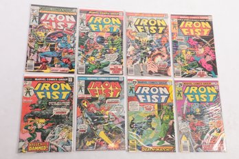 Lot Of 8 Iron Fist Comic Books 1970's Issue # 2 3 5 6 7 9 11 12 25c 30c