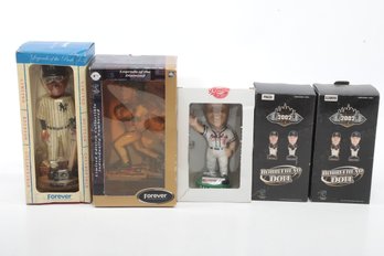 Baseball Bobble Head Lot - Reggie Jackson - Mike Piazza - Roger Clemens And Others