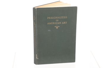 1930 1st Edition 'Personalities In American Art' Author Francklyn Paris Signed