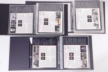 3 Volume Set Of Lincoln Bicentennial Coin Collection Binders