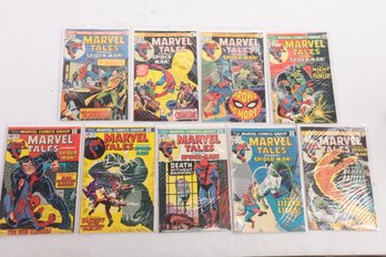 Lot Of 9 Marvel Tales Bronze Age Comic Books 54-61 64