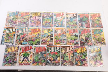 Lot Of 23 Bronze Age Hulk Comic Books 152 153 175 178 179 183-199 212