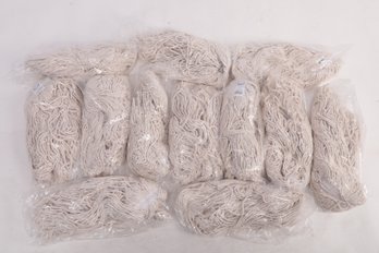 Lot Of 12 Rubbermaid Commercial Products Dura Pro Premium Cut End Cotton Mop, White, Heavy Duty