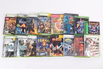 Mixed XBOX 360 & Playstation 2 Games