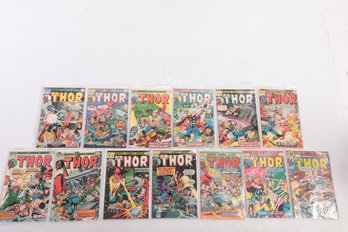 Lot Of 13 Bronze Age Thor Comic Books 230-239 243 246 250