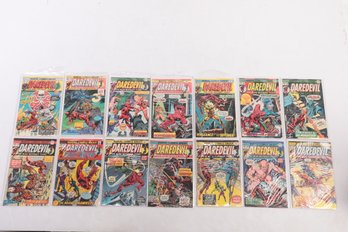 Lot Of 14 Bronze Age Daredevil Comic Books 99 116-125 127 128 132