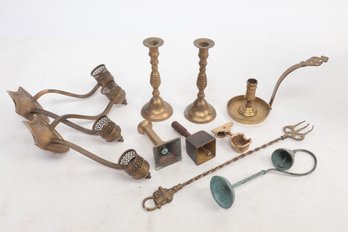 Group Of Decorative Brass Collectibles