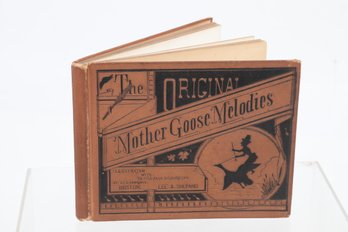 The ORIGINAL Mother Goose Melodies (1877) RARE Book - Illustrated Silhouettes By J. Goodridge