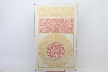Anthropologie Knot Pattern 1 (AN047) Wall Art (Canvas On Wood)