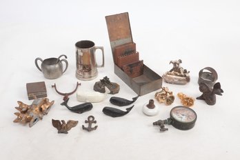 Group Of Vintage Metal Small Collectibles