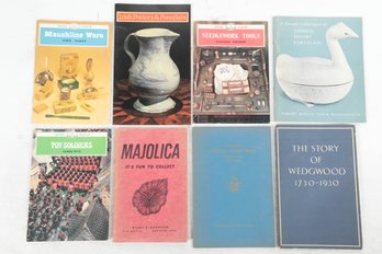 Buttons To Wedgwood: Mixed Lot Of Classic Handicrafts Publications Including Needlework & Ceramics