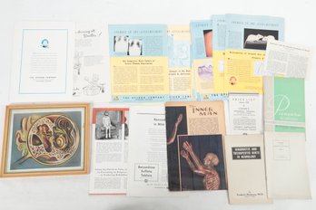 Vintage Illustrated Medical Promo Ephemera