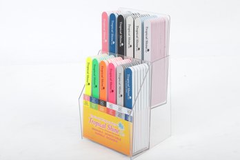 Tropical Shine Nail File Display With 144 Assorted Nail Files