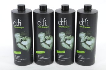 Lot Of 4 DFI Daily Shampoo 33.8 Fl. Oz.  -Professional Grade -