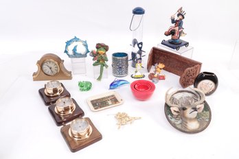 Grouping Of Miscellaneous Household Decor Items