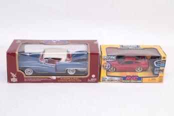 '58 Cadillac Eldorado Seville Die Cast Model & Pre- Owned R/C JADA 06 Ford Mustang GT -