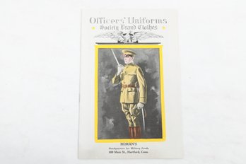 Trade Catalog: Officers Uniforms , Society Brand Clothes (Morans Hartford )