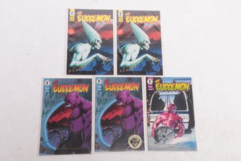 Lot Of 5 Eudaemon Comic Books 4 Of Them Signed