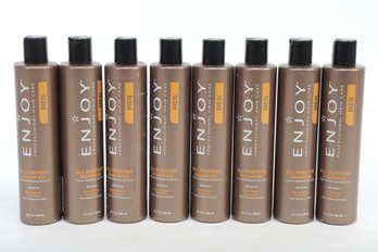 Lot Of 8 Enjoy Professional Hair Care All Purpose Shampoo For Men 10.1 Oz