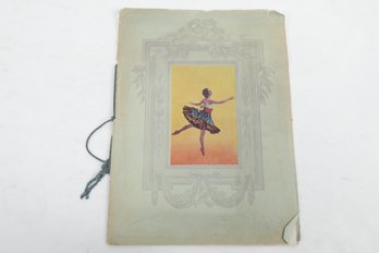 DANCE: ANNA PAVLOVA'S 1914-15 AMERICAN TOUR PROGRAM