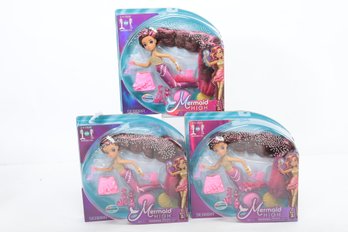 Lot Of 6 Spin Master Mermaid High Finly 2 In 1 Play Doll With Removable Tail