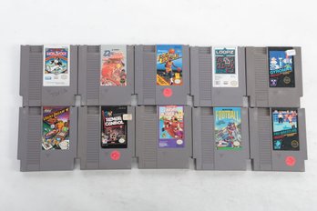 10 NES Nintendo Game Cartridges #7