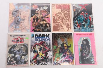 Lot Of 9 Comic Books Signed