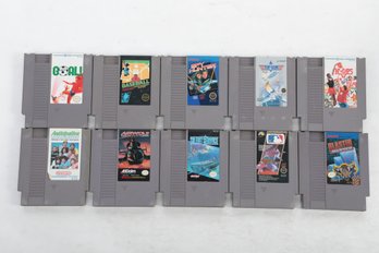 10 NES Nintendo Game Cartridges #9