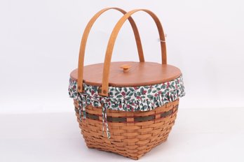 KS Lanam Basket W/Lid, Liner, & Protector