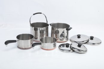 Grouping Of Vintage Pots & Pans