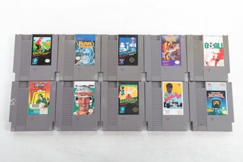 10 NES Nintendo Game Cartridges #11