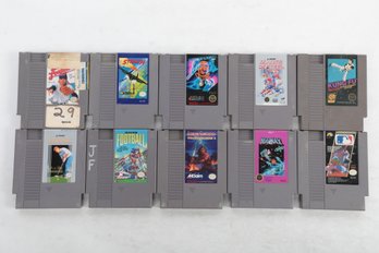 10 NES Nintendo Game Cartridges #13