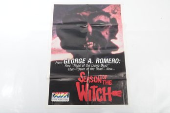 Vintage George A Romero 'Season Of The Witch' Movie Poster