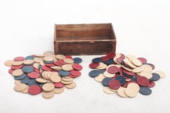 Group Of Various Poker Chips